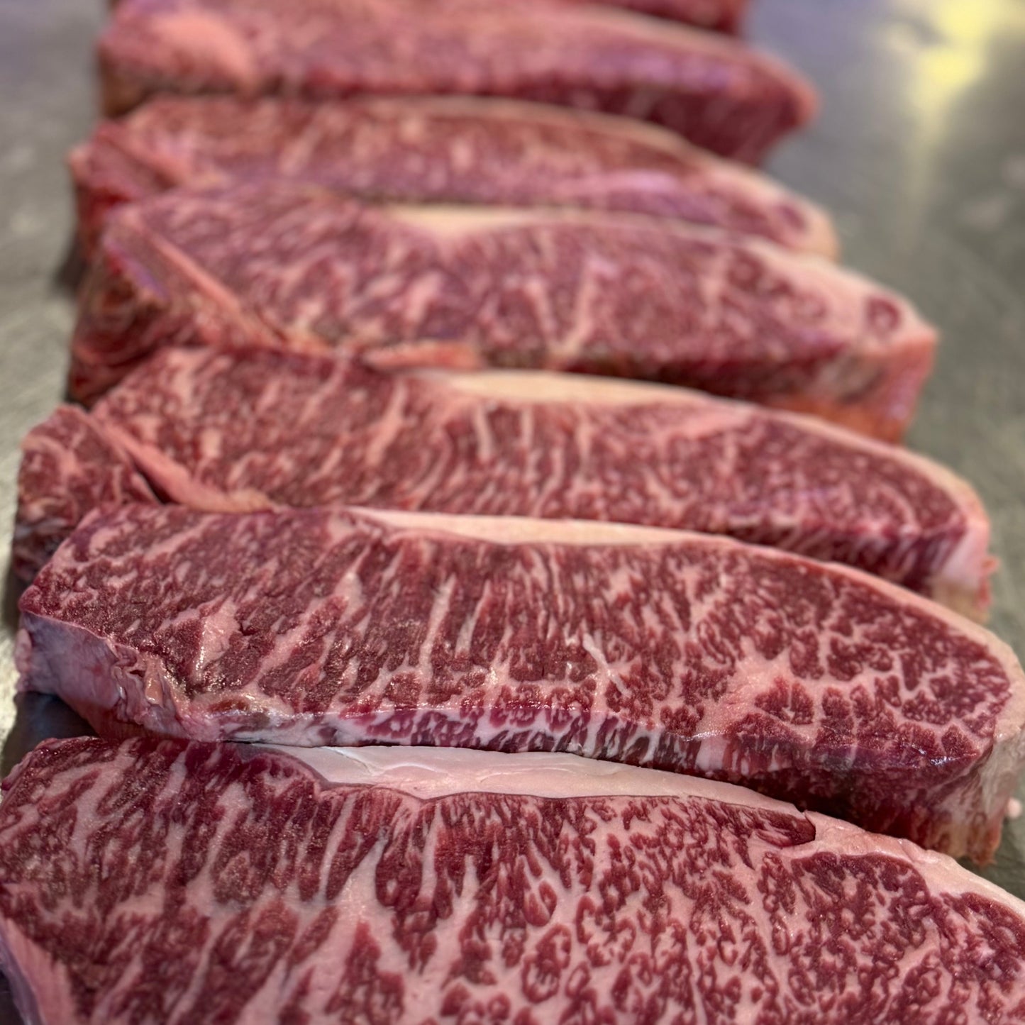 Stone Axe Boneless NY Strip Steak BS 9+