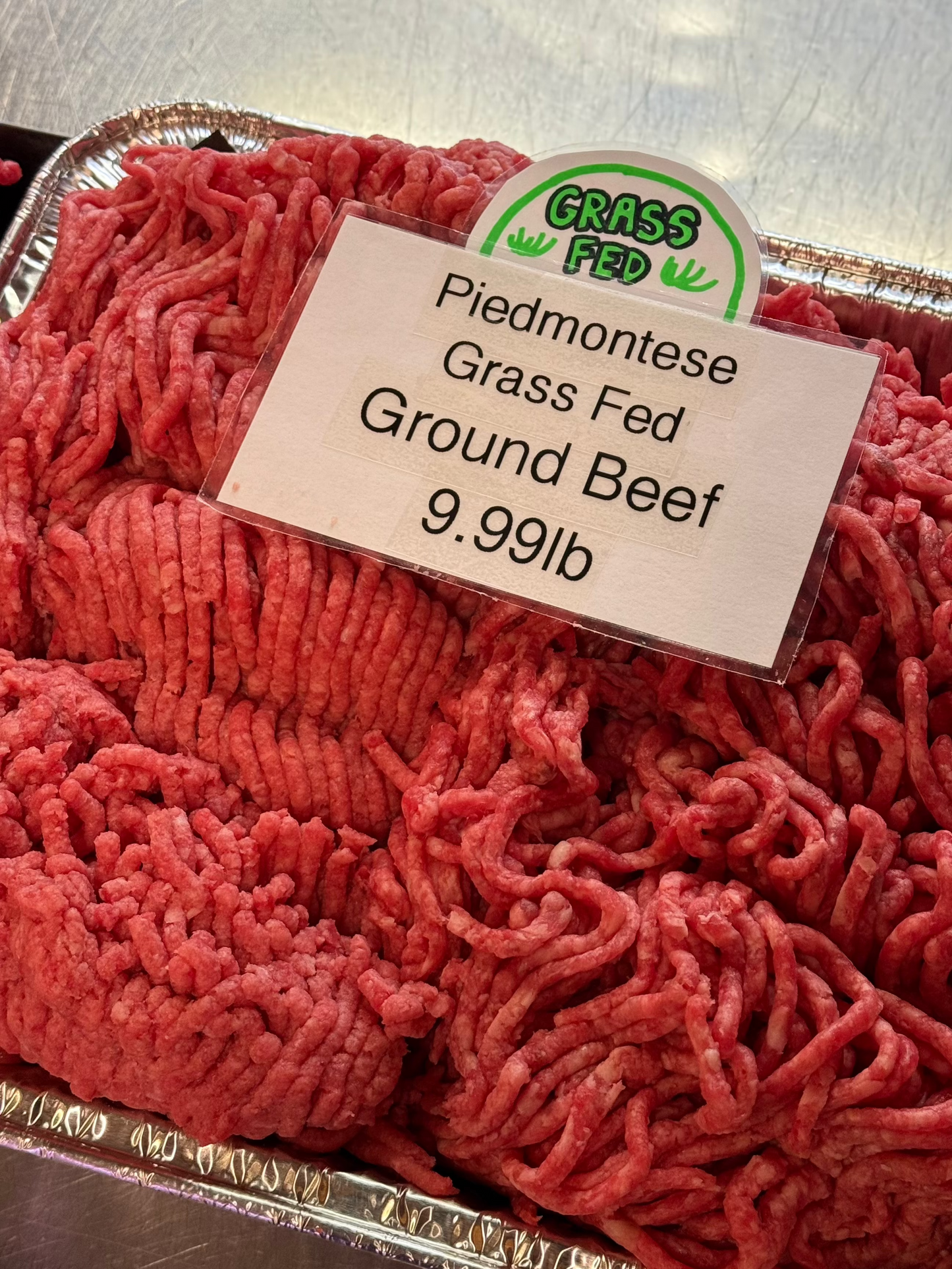 Nebraska 100% Grass Fed Piedmontese Ground Beef