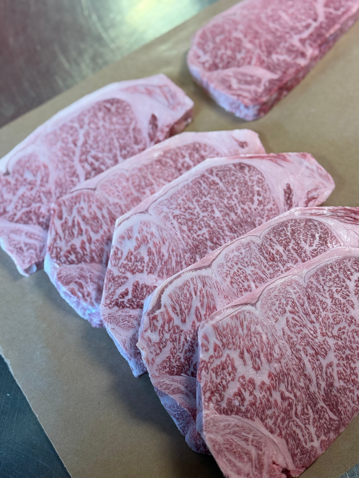 Hokkaido Wagyu Striploin(NY Strip) BMS 10-11