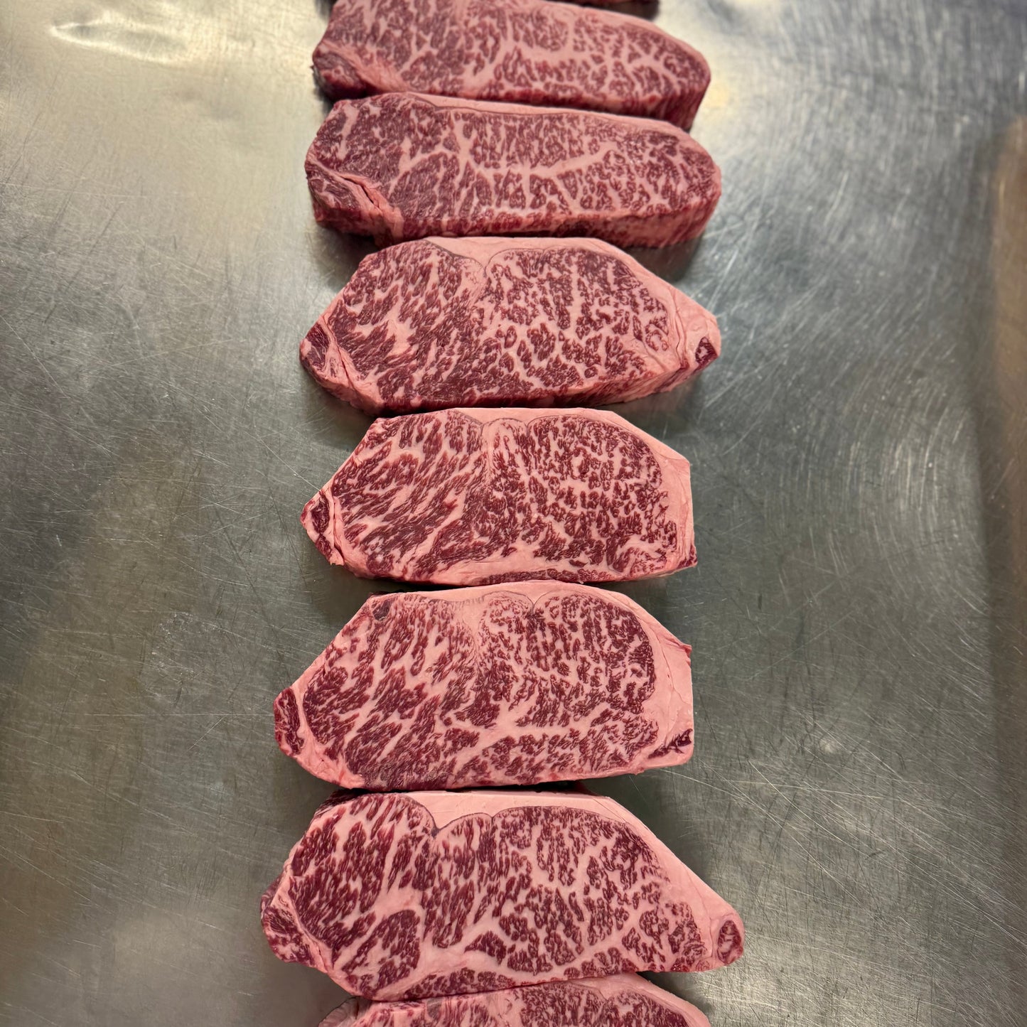 Stone Axe Boneless NY Strip Steak BS 9+