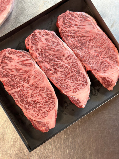 Stone Axe Boneless Strip Loin Steak BS 9+