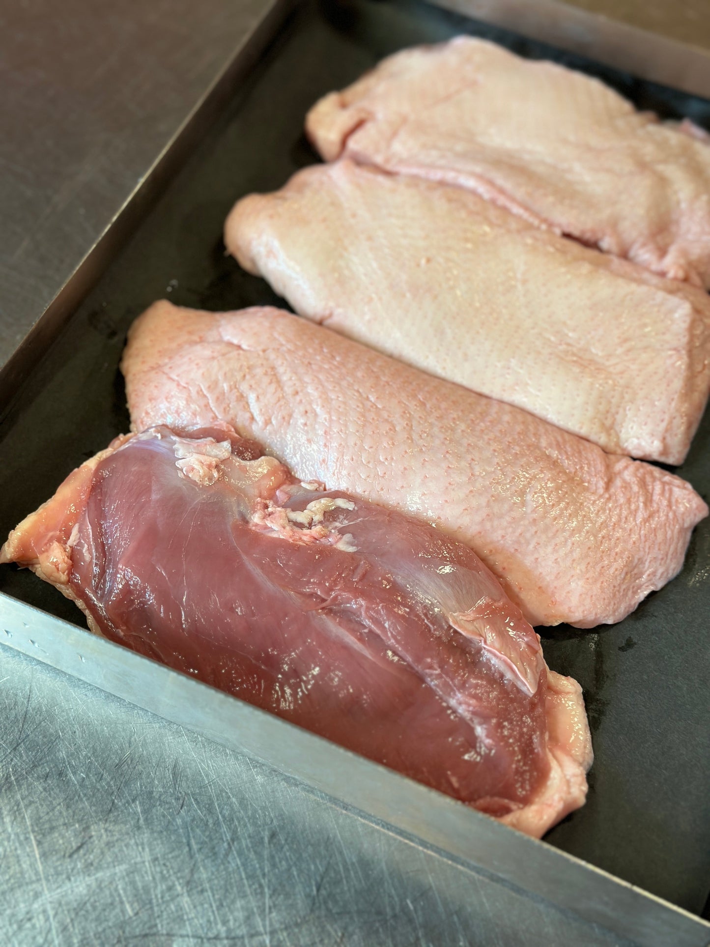 All-Natural Boneless Duck Breasts Skin On (2 breasts per pack)