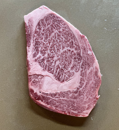 Kobe A5 Wagyu Wine Beef BSM 10-11 Boneless Ribeye