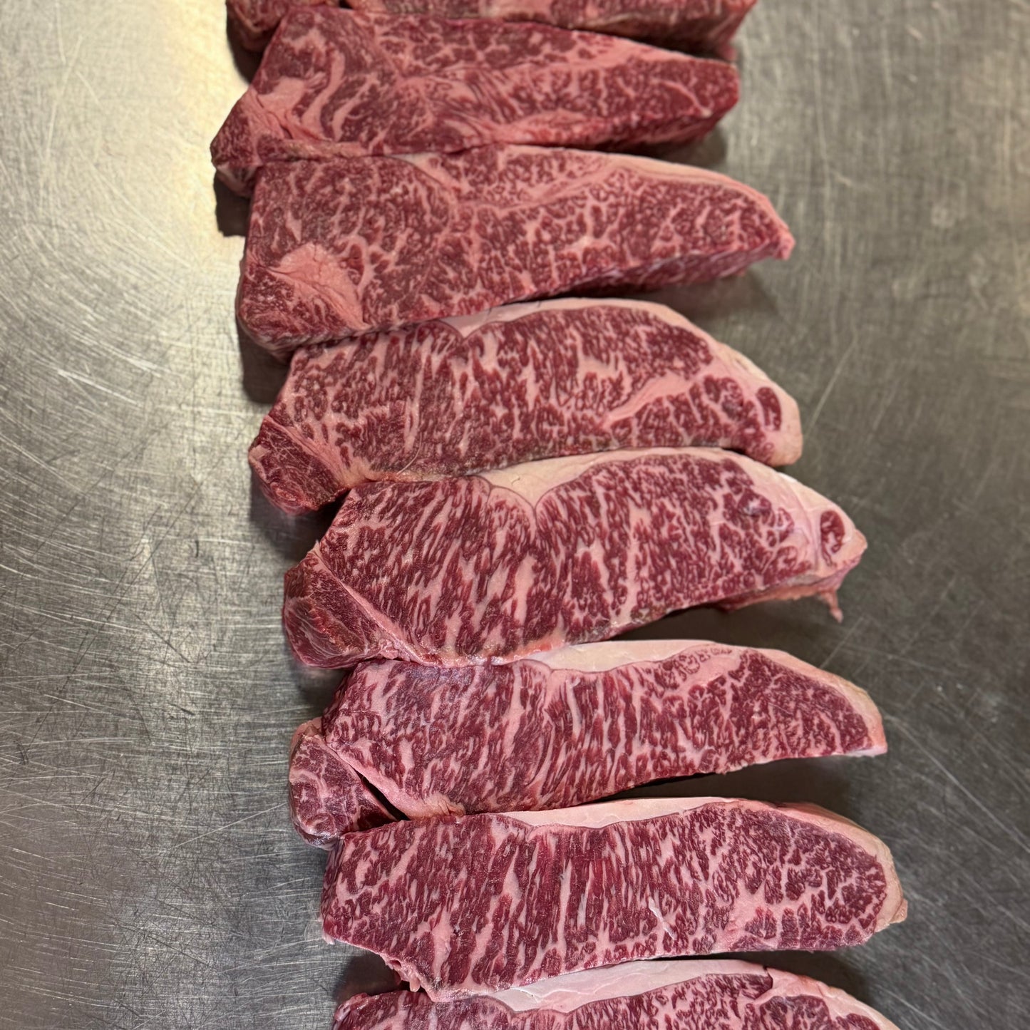 Stone Axe Boneless NY Strip Steak BS 9+