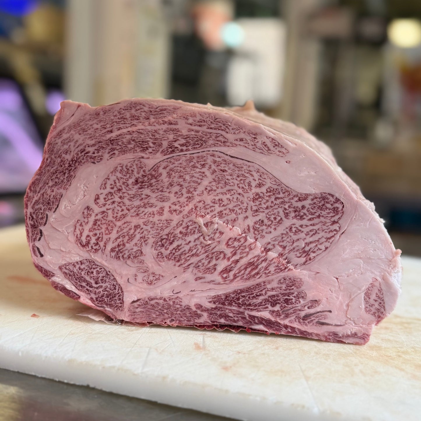 Kobe A5 Wagyu Wine Beef BMS 10-11 Boneless Ribeye