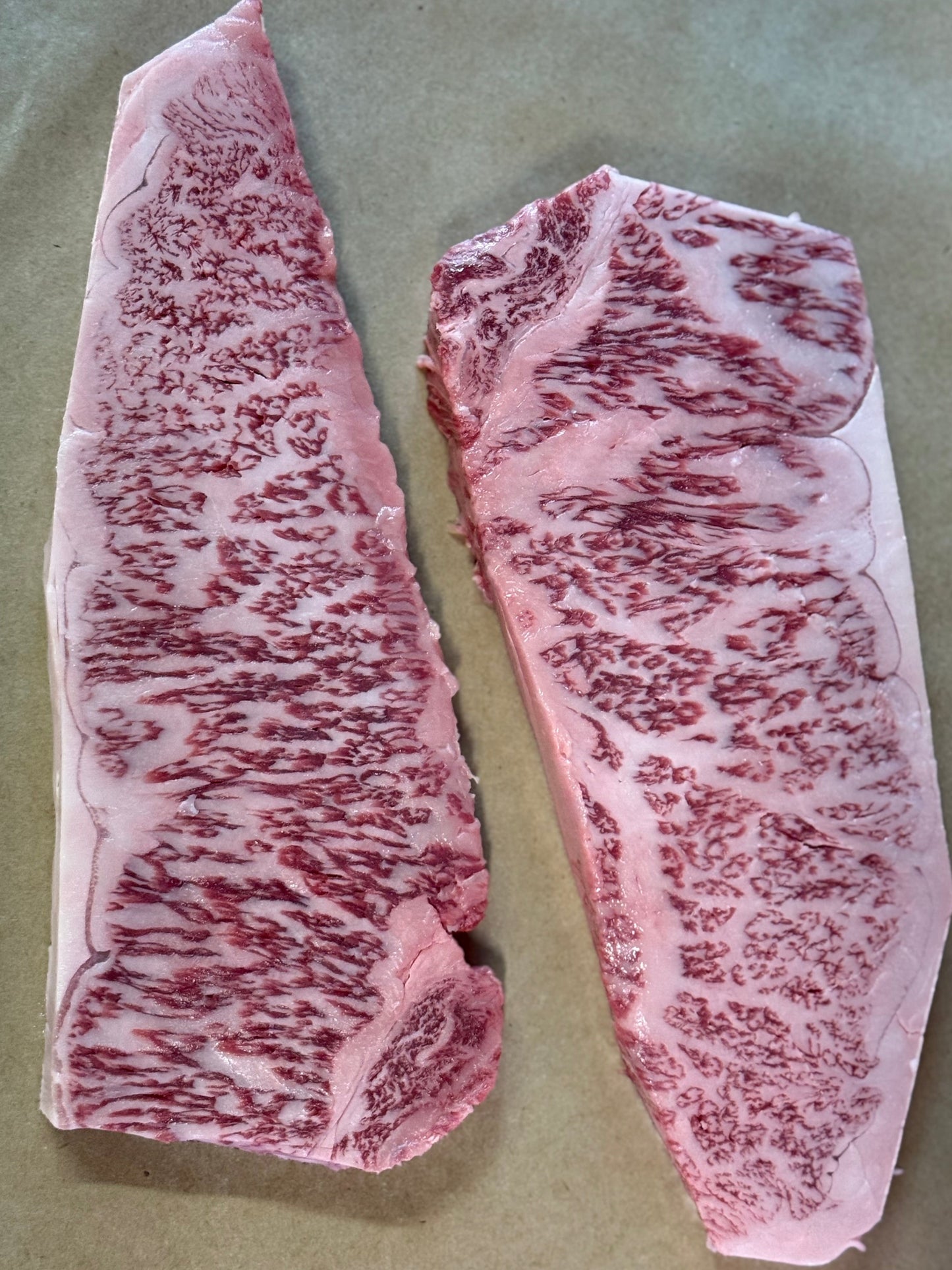 Kobe A5 Wagyu Wine Beef BMS 10-11 Boneless Strip Loin
