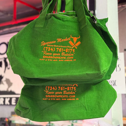 Sparrow Zippered Tote