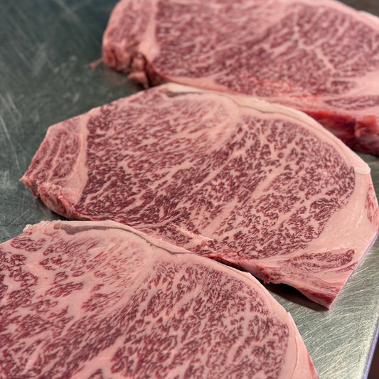 Kobe A5 Wagyu Wine Beef BMS 10-11 Boneless Strip Loin