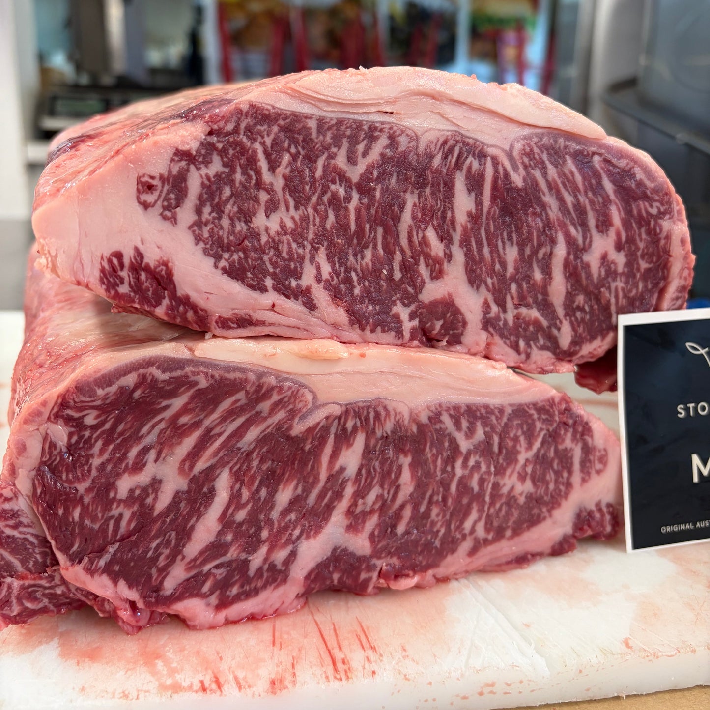 Stone Axe Boneless NY Strip Steak BS 9+