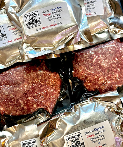 1lb Wagyu and Steak Trimmed Ground Beef