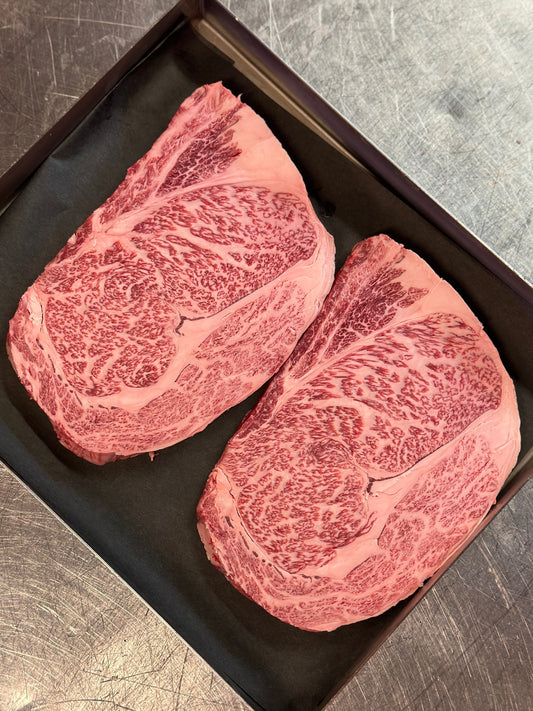 Kobe A5 Wagyu Wine Beef BMS 10-11 Boneless Ribeye