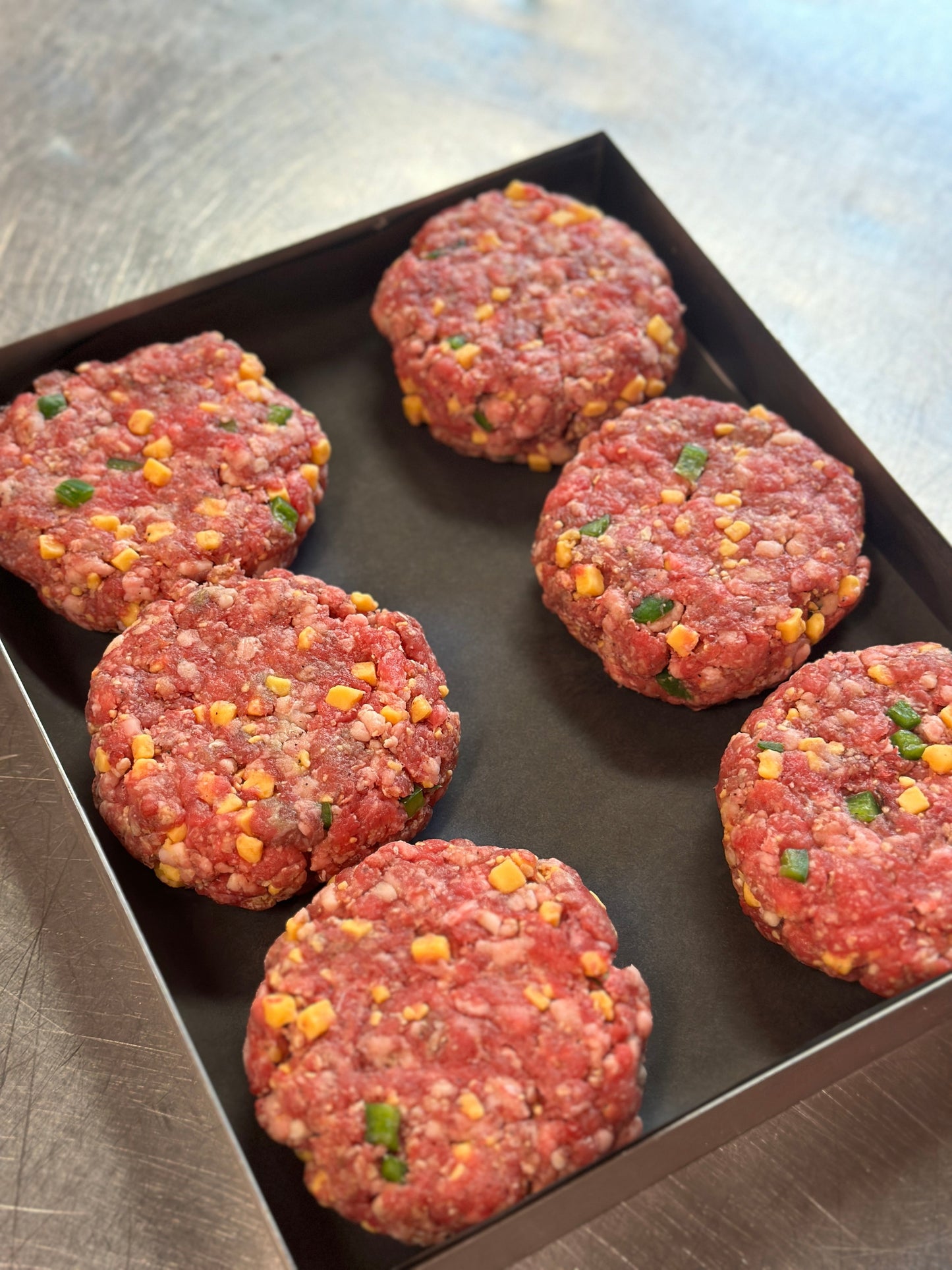 Sparrow Market Cheddar & Jalapeno Burgers (Two Per Pack)