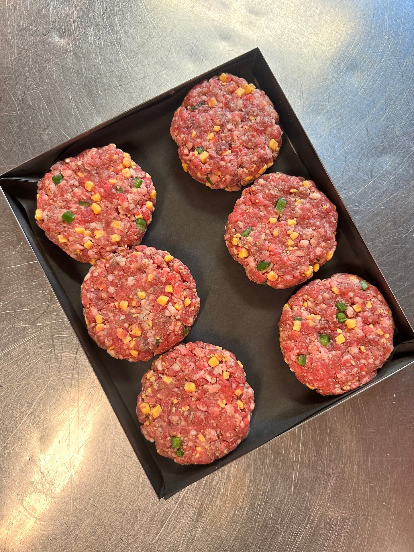 Sparrow Market Cheddar & Jalapeno Burgers (Two Per Pack)